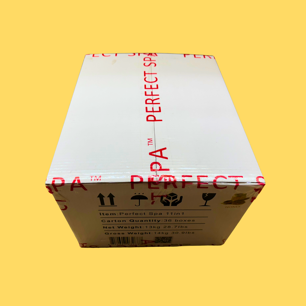 Perfect Spa Hawaii Volcano - The Kilauea Volcano Honey 11-in-1 Pedicure Kit – Box of 36 | Nourishing & Moisturizing Bubble Spa