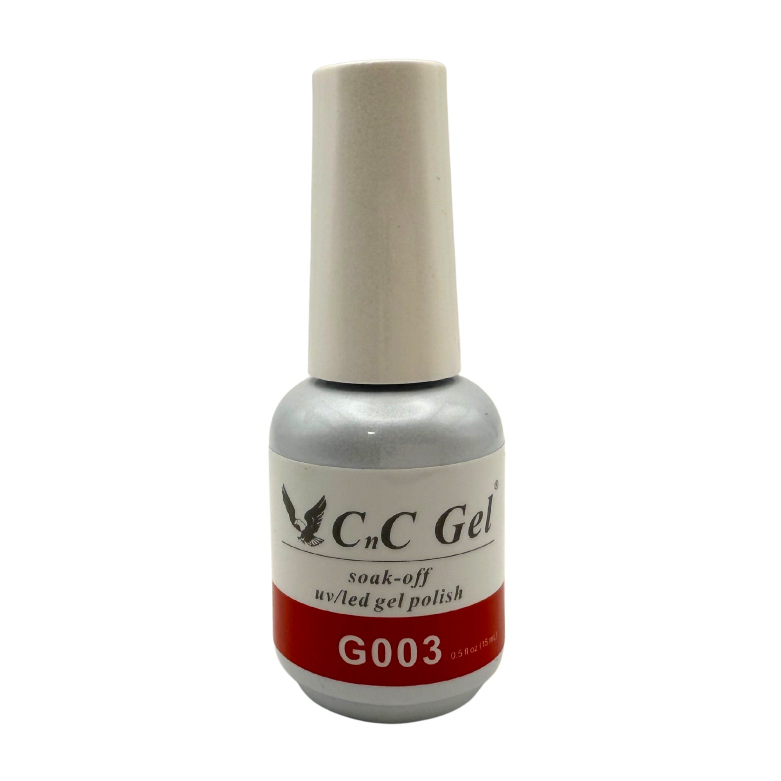 CnC Gel Polish – G003 Fiery Red | 15ml Soak-Off UV/LED
