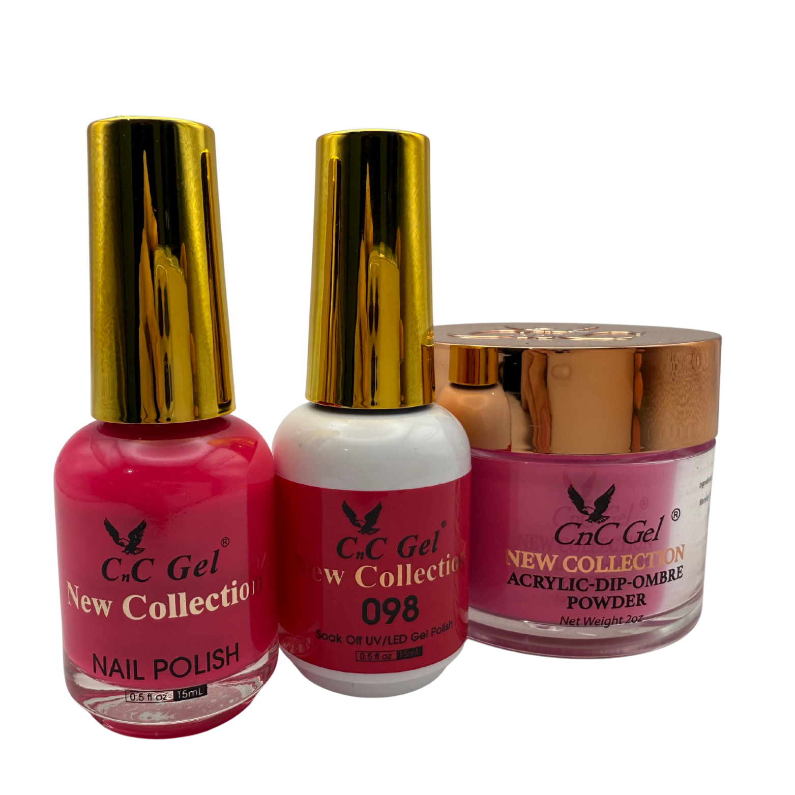 CnC Gel Color-098 New Collection 5-in-1 Gel, Nail Polish, Acrylic, Dip, Ombre