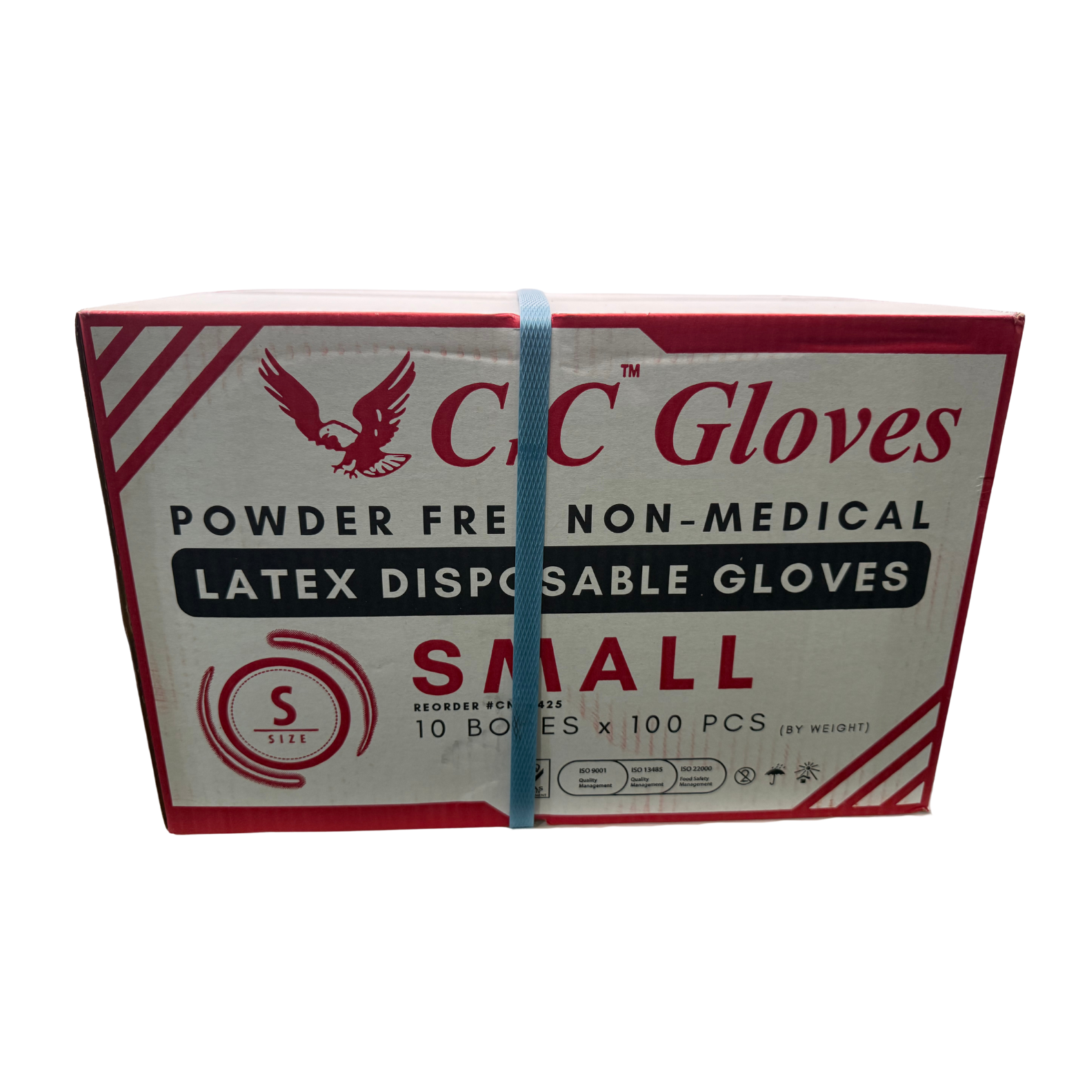 CnC Gloves – Small Powder-Free Latex Disposable Gloves