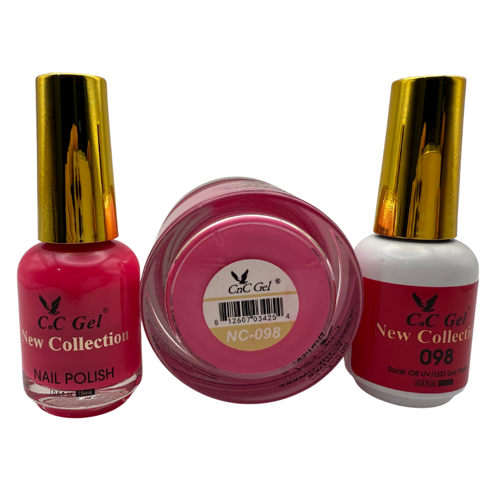 CnC Gel Color-098 New Collection 5-in-1 Gel, Nail Polish, Acrylic, Dip, Ombre
