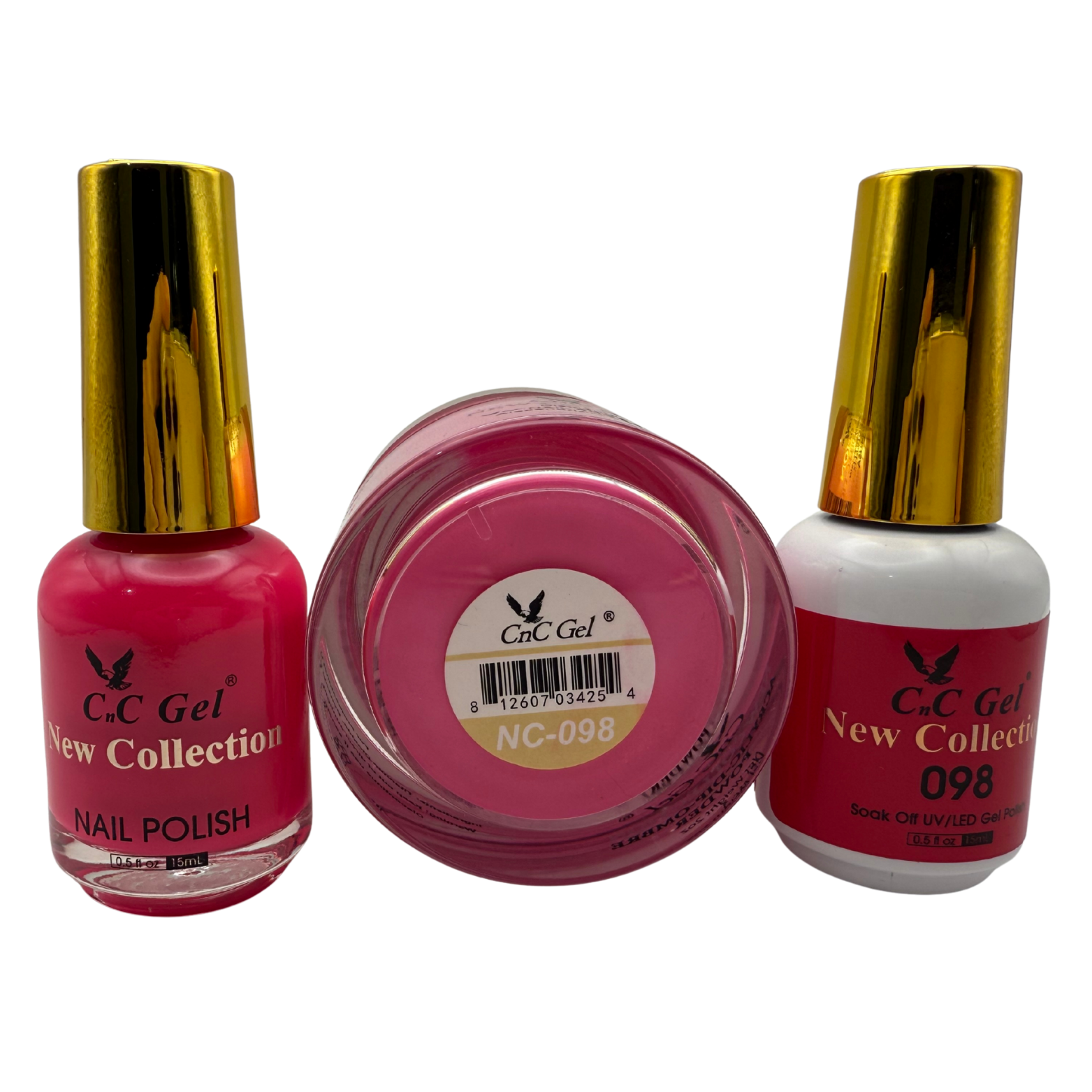 CnC Gel Color-098 New Collection 5-in-1 Gel, Nail Polish, Acrylic, Dip, Ombre