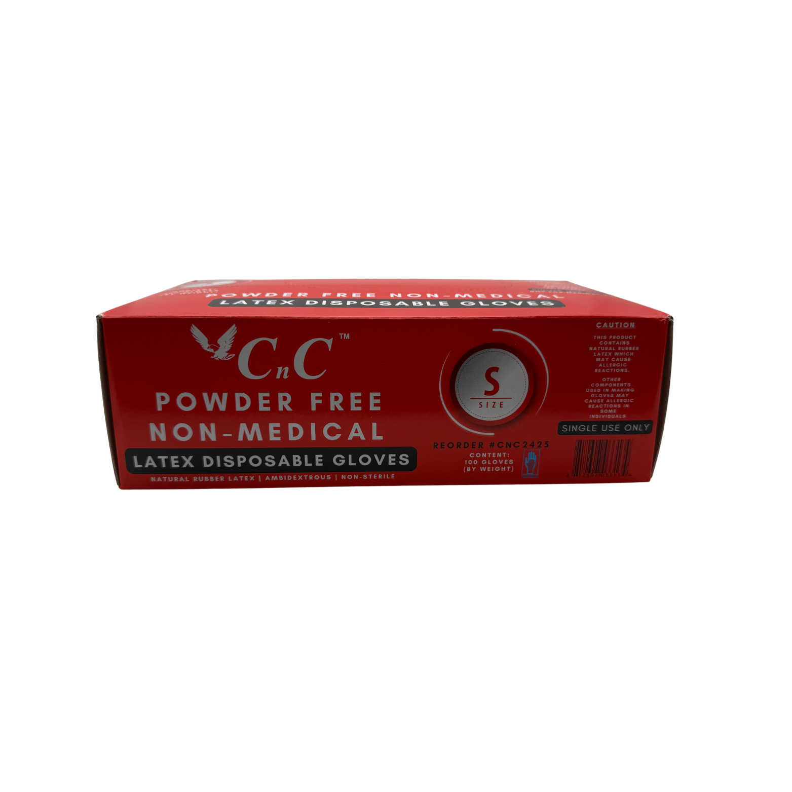 CnC Gloves – Small Powder-Free Latex Disposable Gloves