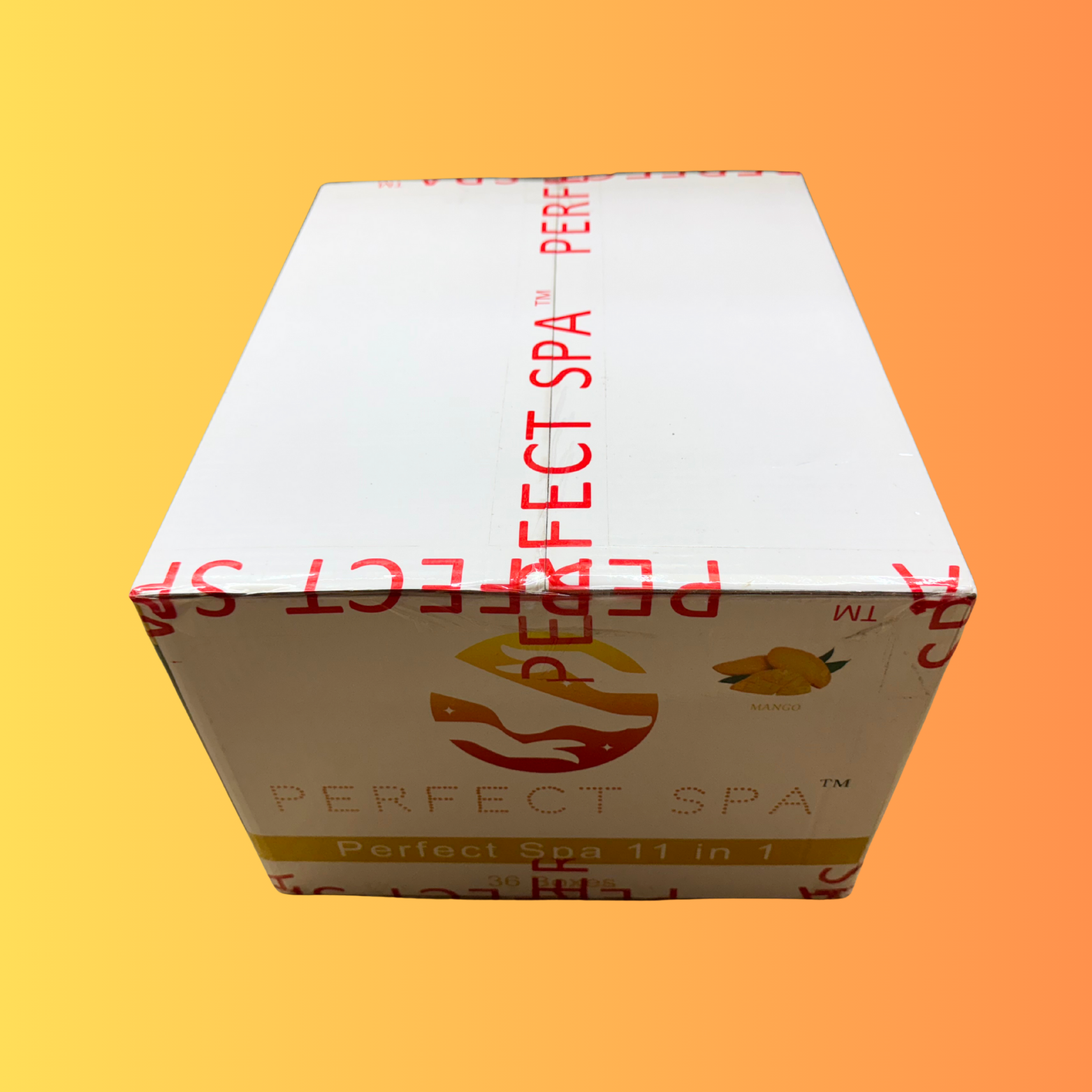 Perfect Spa Hawaii Volcano - The Kilauea Volcano Mango 11-in-1 Pedicure Kit – Box of 36 | Tropical Hydration Deluxe Bubble Spa