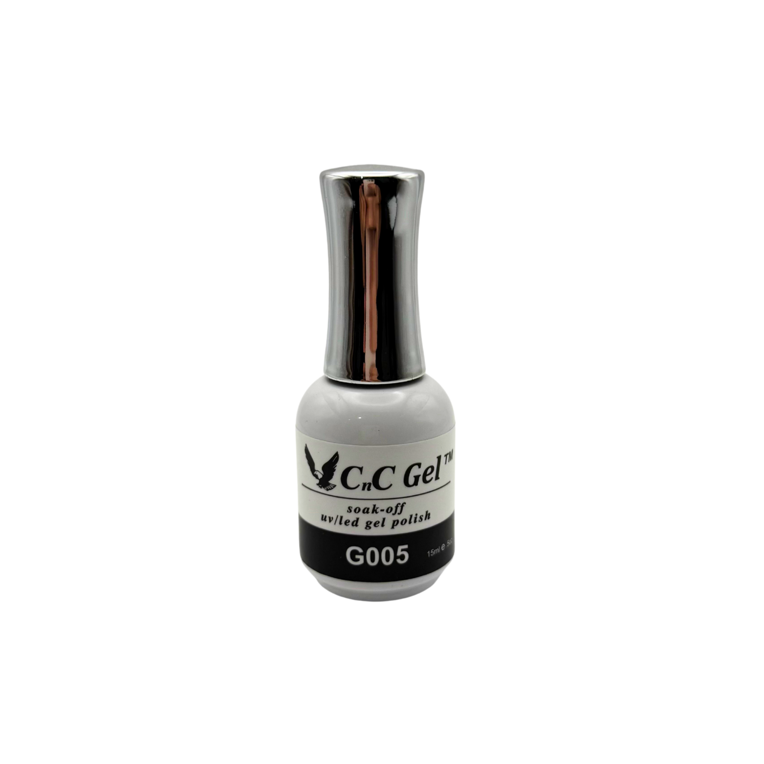 CnC Gel Super Black (G005) - Soak-Off Gel – 0.5oz Bottle