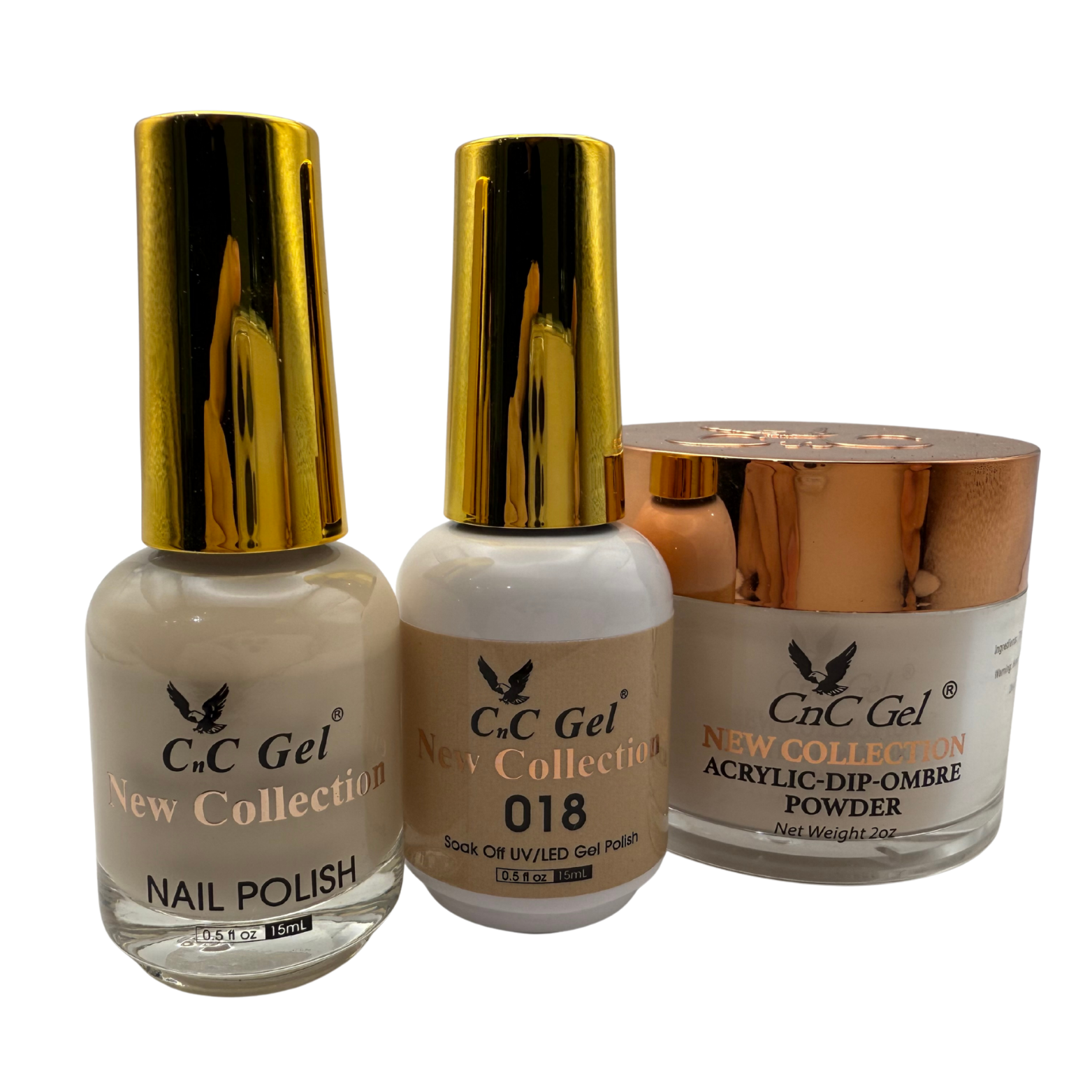 CnC Gel Color-018 New Collection 5-in-1 Gel, Nail Polish, Acrylic, Dip, Ombre