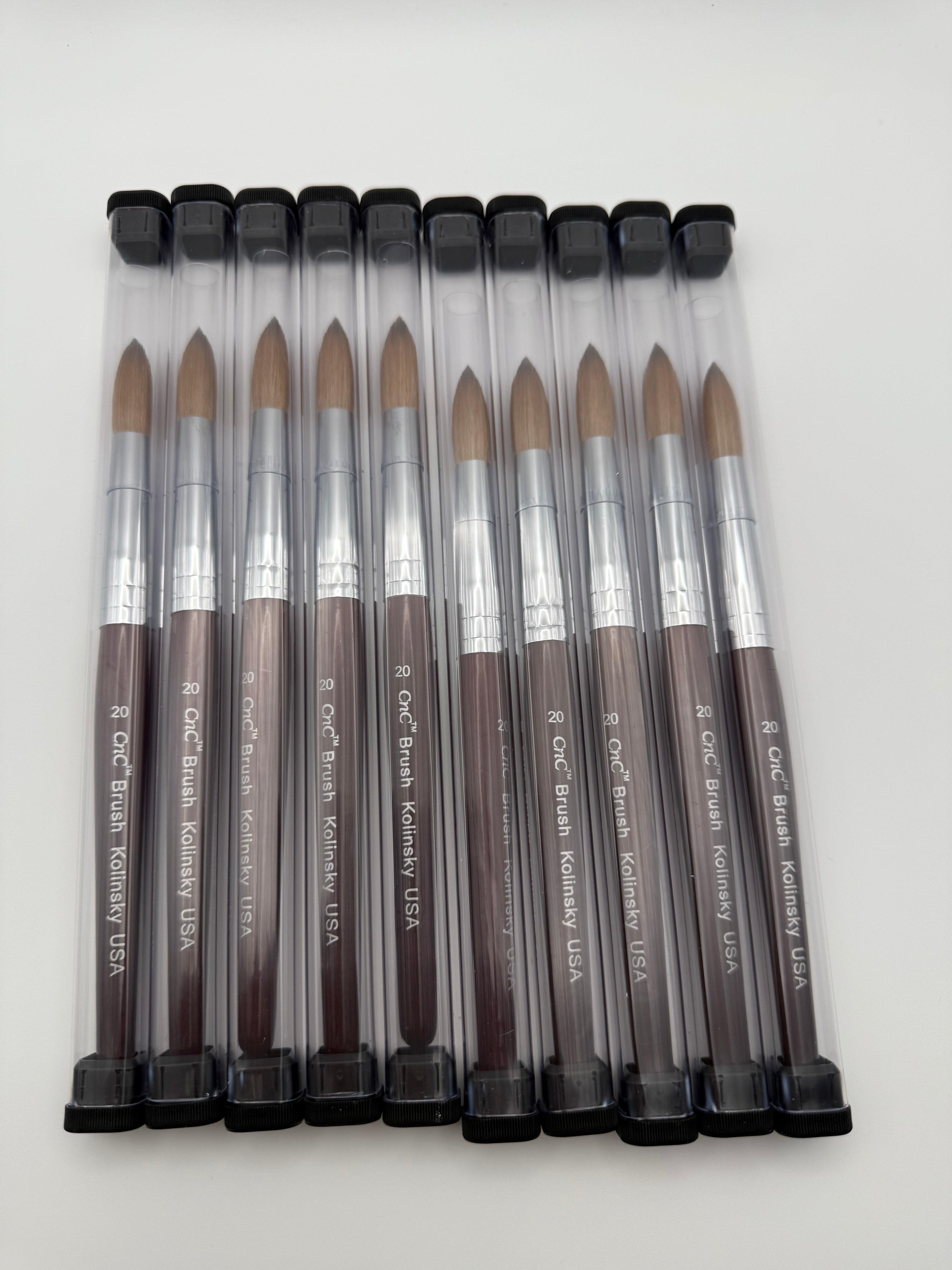 CnC Brush Kolinsky Acrylic 100% Weasel Hair – CnC Gel
