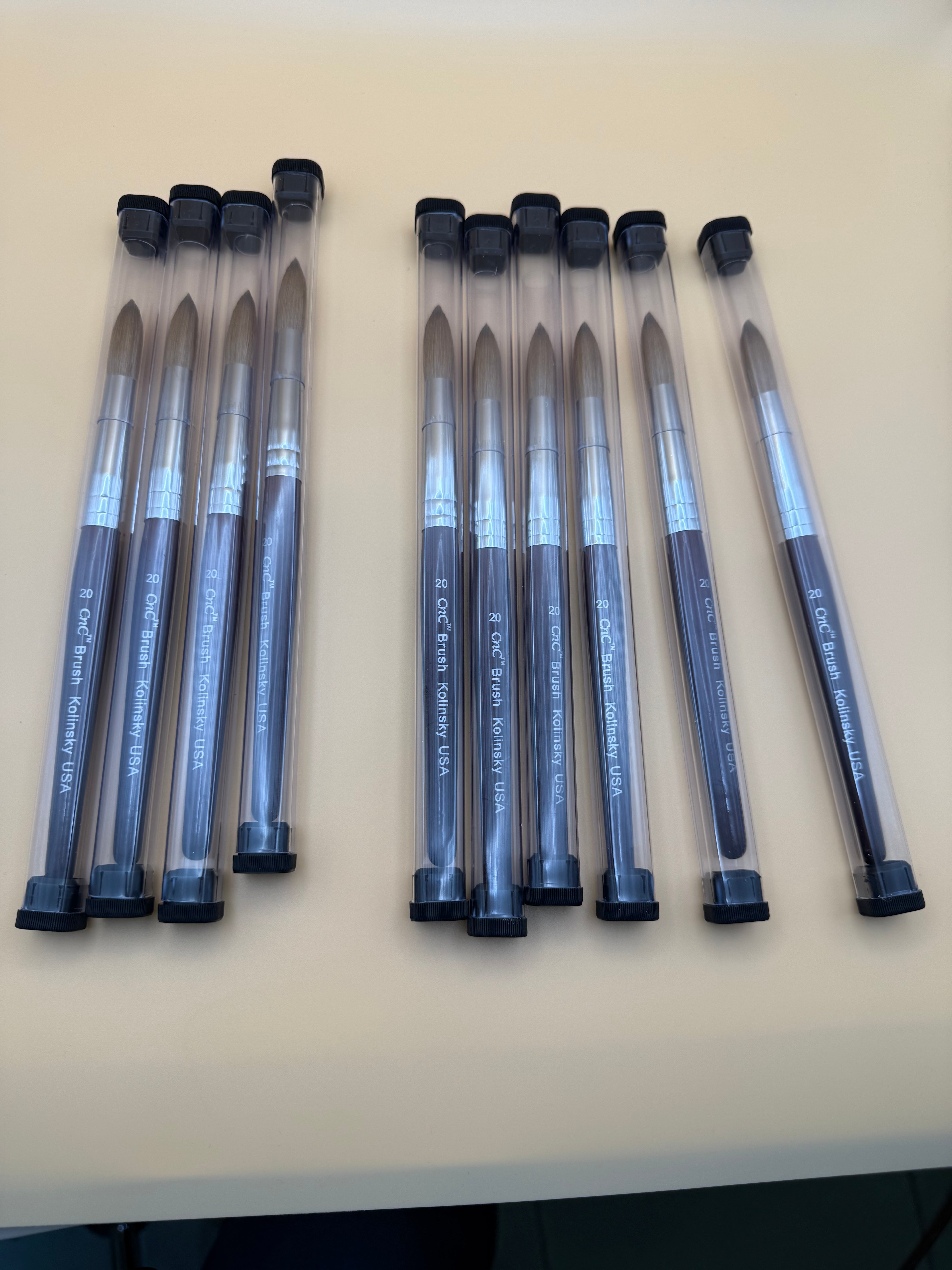 CnC Brush Kolinsky Acrylic 100% Weasel Hair