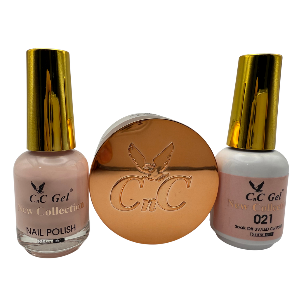 CnC Gel Color-021 New Collection 5-in-1 Gel, Nail Polish, Acrylic, Dip, Ombre